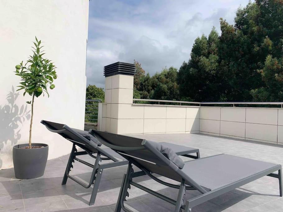 Atico Con Esplendida Terraza Διαμέρισμα Comillas Εξωτερικό φωτογραφία